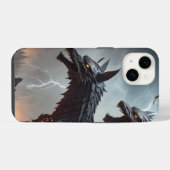 稲妻サイボーグウォルフ iPhoneケース (裏面横)