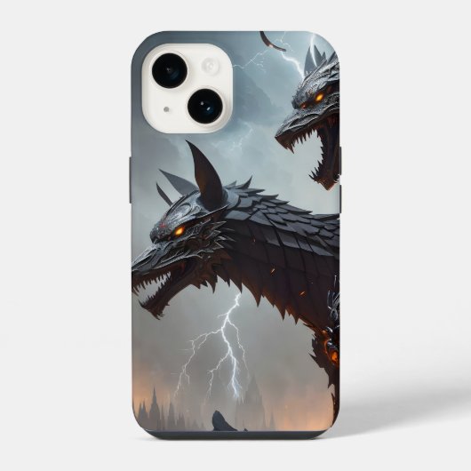 稲妻サイボーグウォルフ iPhoneケース (裏面)