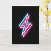 稲妻サンダーネオン電気 カード (黄色い花)