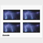 稲妻ストライキ3 長方形シール (シート)