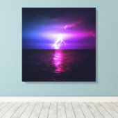 稲妻ストライキ キャンバスプリント (インサイチュ (ウッドフロア))