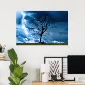 稲妻ストライキ ポスター (ホームオフィス)