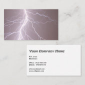 稲妻ストライキ – 名刺 (正面/裏面)