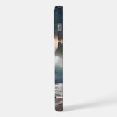 稲妻ストライクウェーブビーチ風景 iPhoneケース (左側面)
