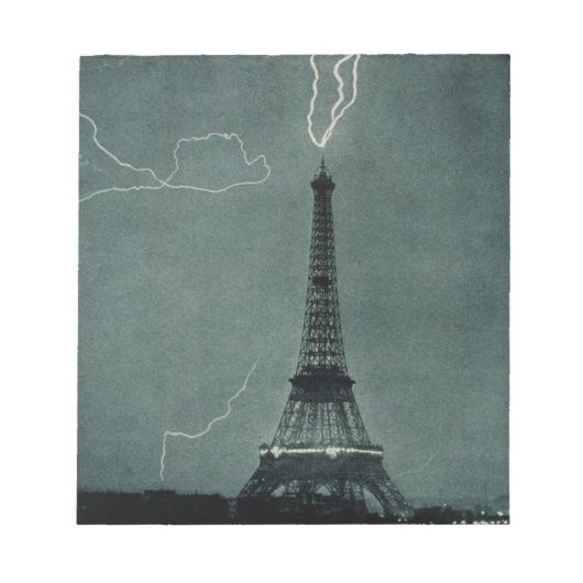 稲妻ストライクザエッフェルタワー ノートパッド (正面)