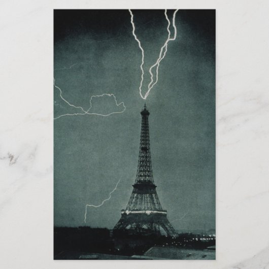 稲妻ストライクザエッフェルタワー 便箋 (正面)