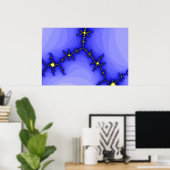 稲妻ストライクプリント ポスター (ホームオフィス)