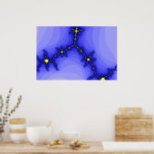 稲妻ストライクプリント ポスター (キッチン)