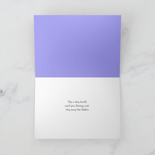 稲妻ストライクユーモアのある懸命タイム勇気付けられる カード (内部)