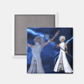 稲妻ストーム – ファンタジー/アニメ・マグネット マグネット (正面/裏面)