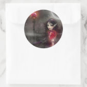 稲妻ストーン妖精ドラゴンスティッカー ラウンドシール (バッグ)