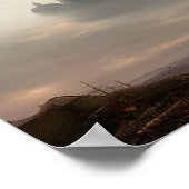 稲妻タワーズアイファンタジーデジタルアートプリント ポスター (角)