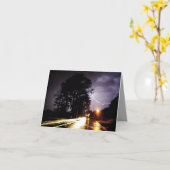 稲妻ノートカード カード (黄色い花)