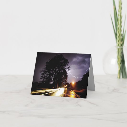 稲妻ノートカード カード (正面)