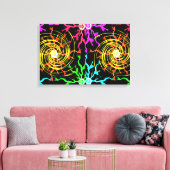 稲妻ハリケーン・キャンバス キャンバスプリント (インサイチュ (リビング))