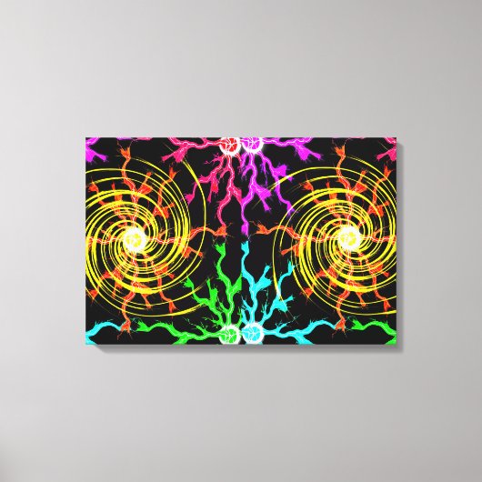 稲妻ハリケーン・キャンバス キャンバスプリント (正面)