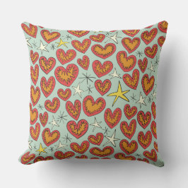 稲妻ハート クッション