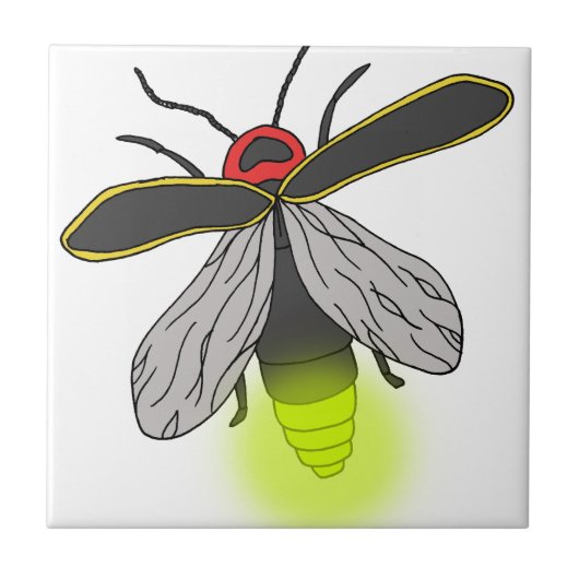 稲妻バグフライト灯 タイル (正面)