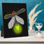 稲妻バグフライト灯 フォトプラーク (側面)