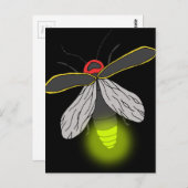 稲妻バグフライト灯 ポストカード (正面/裏面)