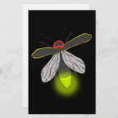 稲妻バグフライト灯 便箋 (正面/裏面)