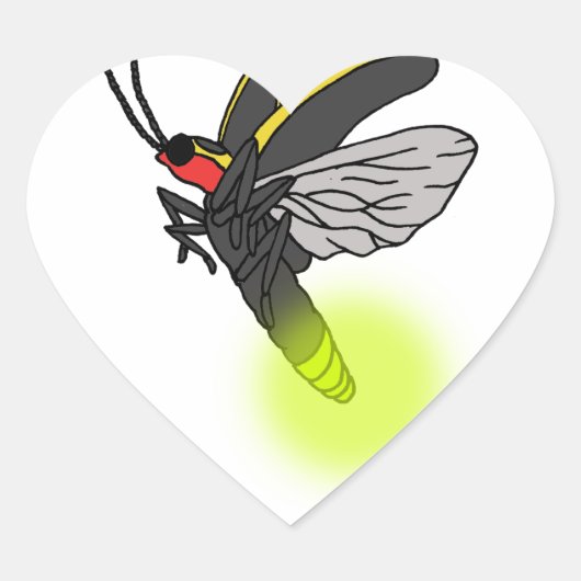 稲妻バグフライト2点灯 ハートシール (正面)