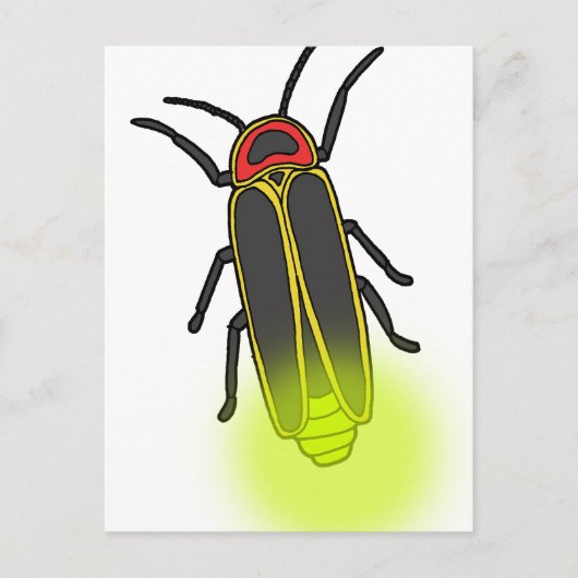 稲妻バグ点灯 ポストカード (正面)