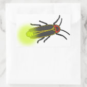 稲妻バグ点灯 長方形シール (バッグ)