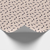 稲妻バグ – ベージュラッピング紙 ラッピングペーパー (角)