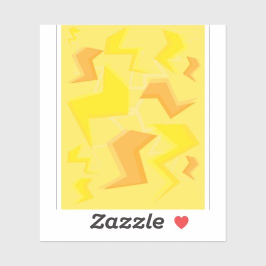 稲妻パターン シール (シート)