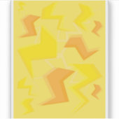 稲妻パターン シール (正面)