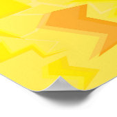 稲妻パターン ポスター (角)