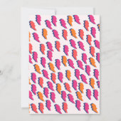 稲妻パーソナライズされたボルトノート サンキューカード (裏面)