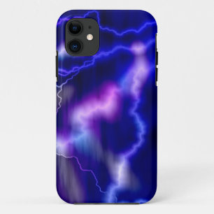 稲妻パープル銀河系 iPhone 11 ケース