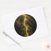 稲妻フラッシュ ラウンドシール (封筒)