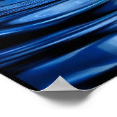 稲妻プリント ポスター (角)