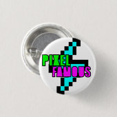 稲妻ボタン 缶バッジ (正面&裏面)