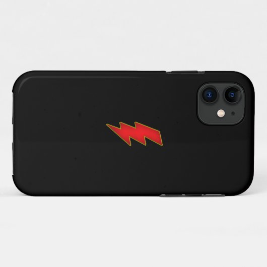 稲妻ボルトのケース Case-Mate iPhoneケース (裏面(横))