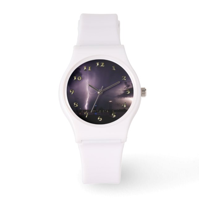 稲妻ボルトオーバーハーバーシティ 腕時計 (正面)