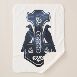 稲妻ボルトトールのハンマー シェルパブランケット