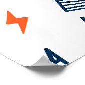 稲妻ボルトドールシームレスフラッシュ ポスター (角)