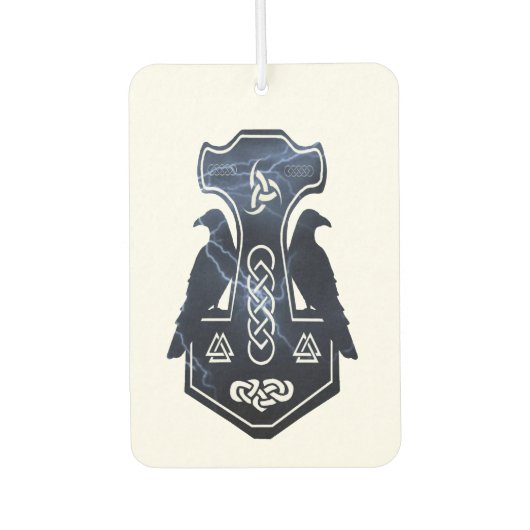 稲妻ボルトノーセトールのハンマー カーエアーフレッシュナー (正面)