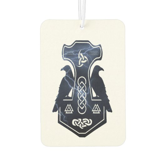 稲妻ボルトノーセトールのハンマー カーエアーフレッシュナー (裏面)