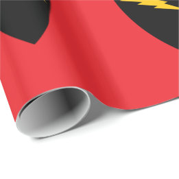 稲妻ボルトハート ラッピングペーパー