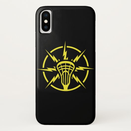 稲妻ボルトラクロススティックアイフォンケース Case-Mate iPhoneケース (裏面)