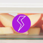 稲妻ボルト丸 ラベル (貼付)