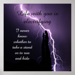 稲妻ボルト引用文 ポスター