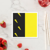 稲妻ボルト模様 スタンダードカクテルナプキン (インサイチュ)