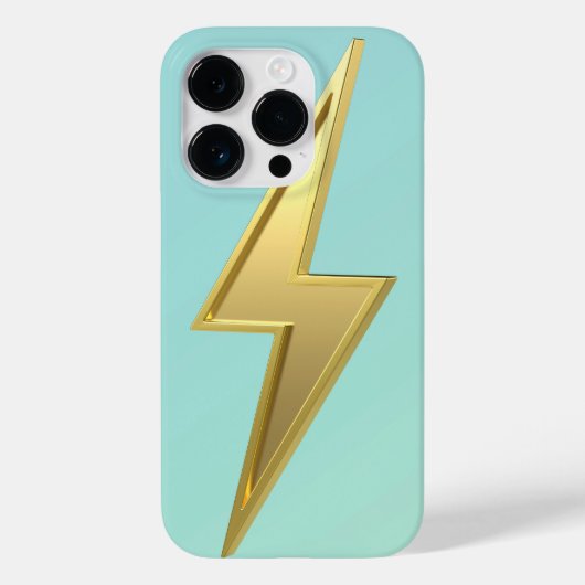 稲妻ボルト記号 Case-Mate iPhoneケース (裏面)