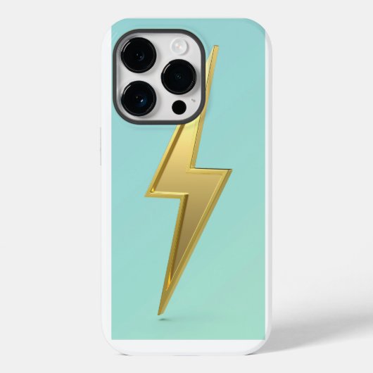 稲妻ボルト記号 Case-Mate iPhoneケース (裏面)